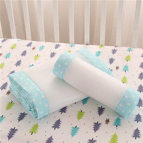 Crib Bumper Pads 2PC Mesh Set